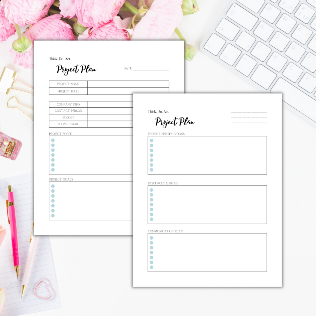 Project Planner – Pretty Creative