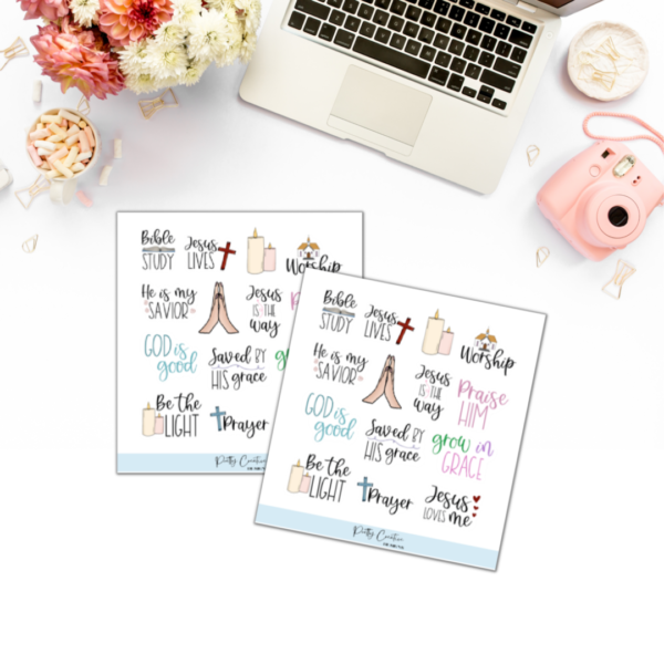 Through Faith Sticker Sheet