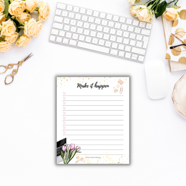 Make It Happen Notepad