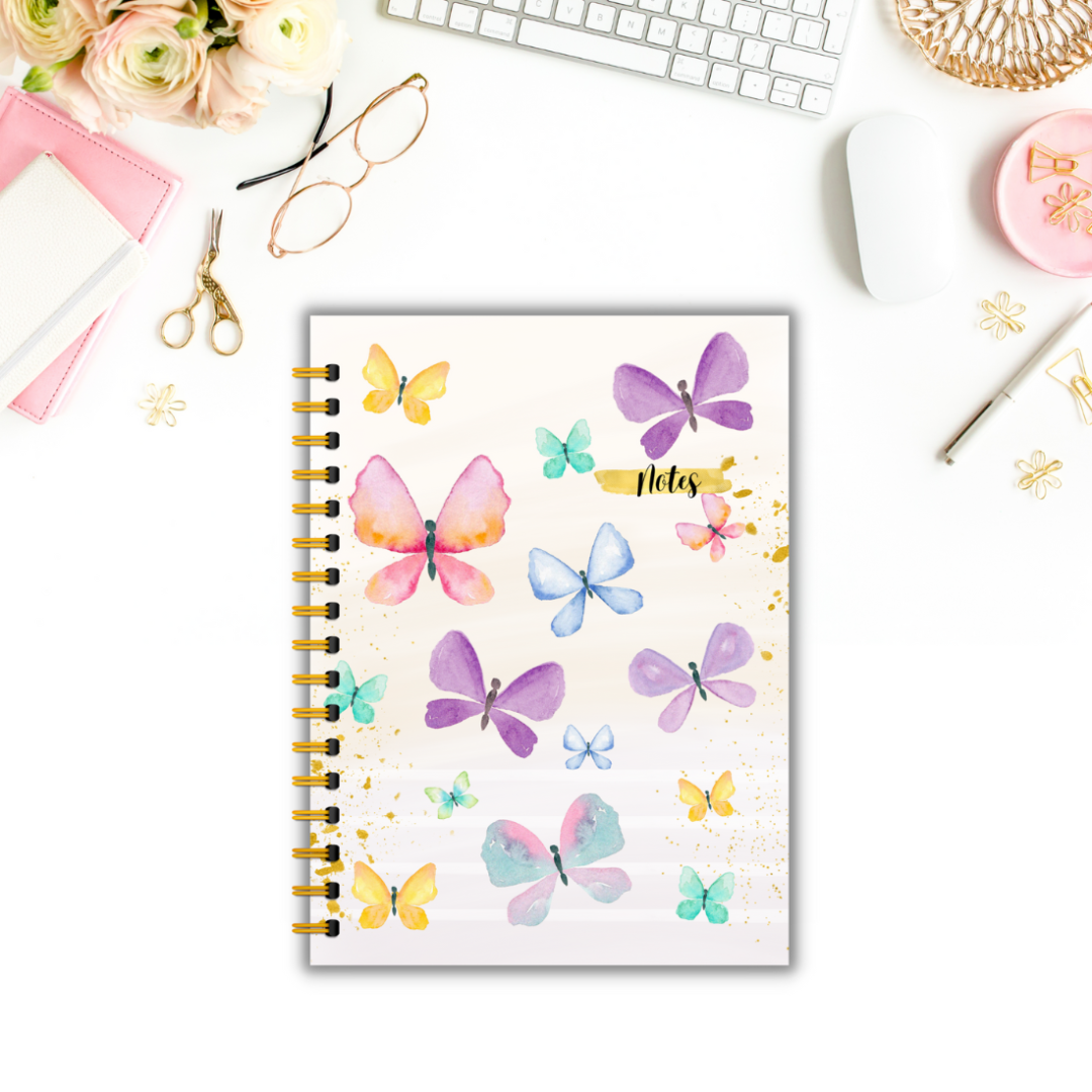 Butterfly Sectional Notebook – Pretty Creative