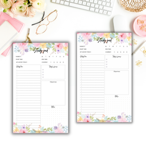 Floral Study Pads