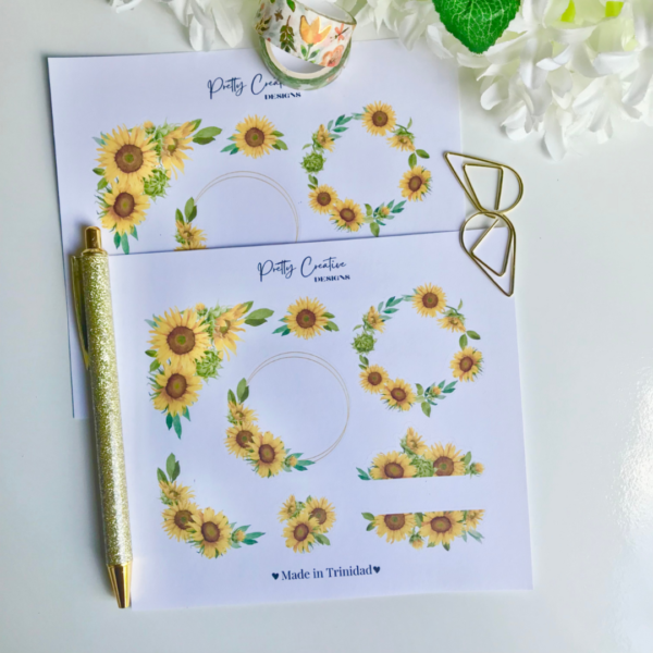 Sunflower Sticker Sheet