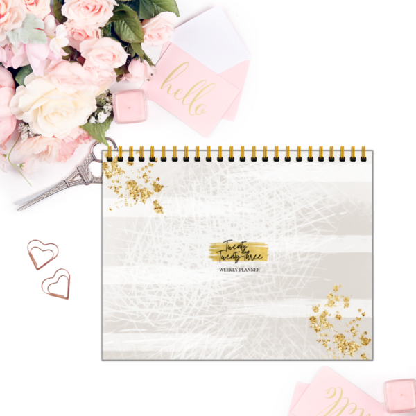 Taupe Weekly Planner