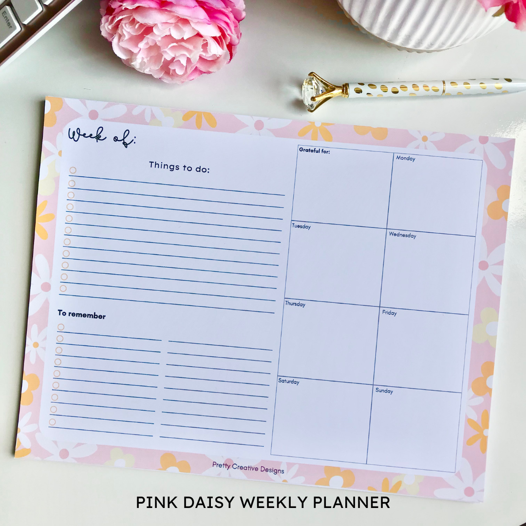 Daisy Weekly Planners – Pretty Creative