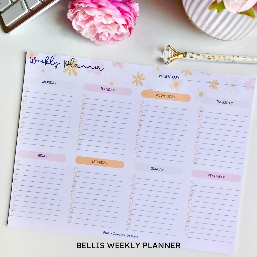 Daisy Weekly Planners – Pretty Creative