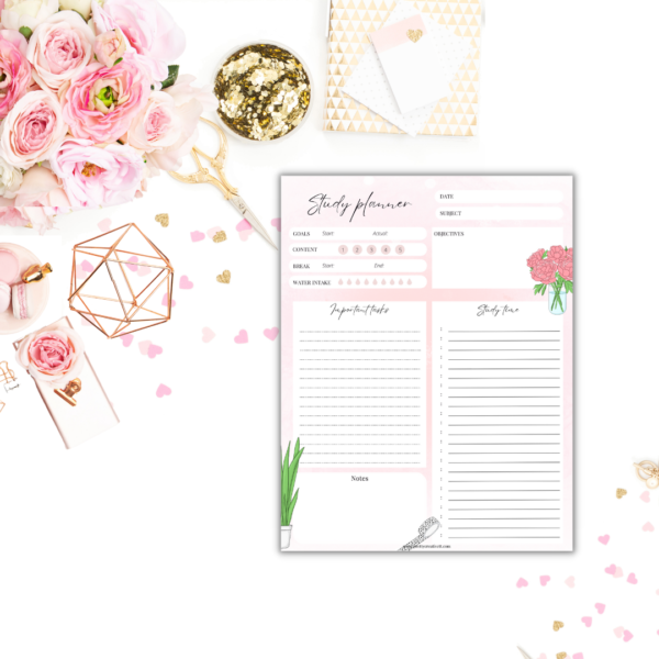 Planner Chic Study Pad