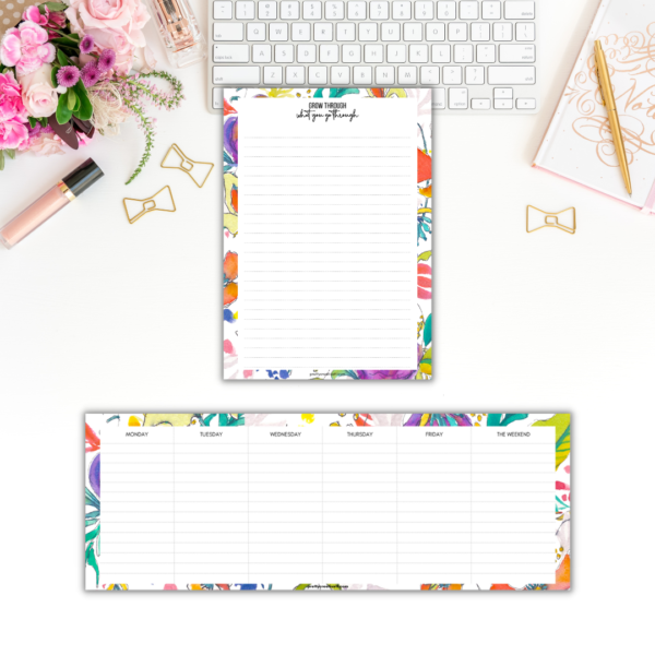 Grow Through What You Go Through Notepads