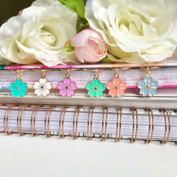 Cherry Blossom Dangle Clips