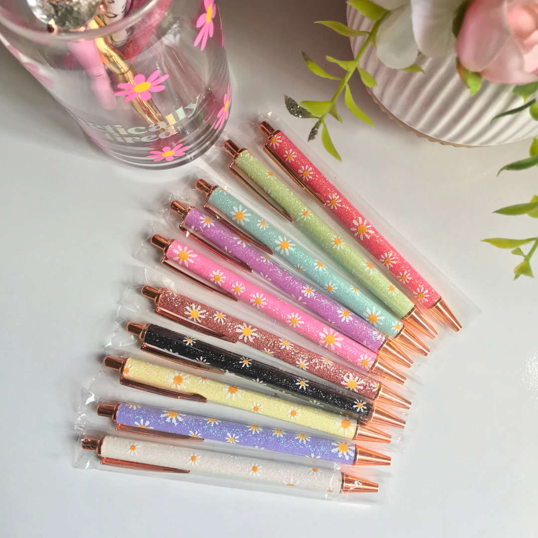 Daisy Flowers Pens & Refills – Pretty Creative