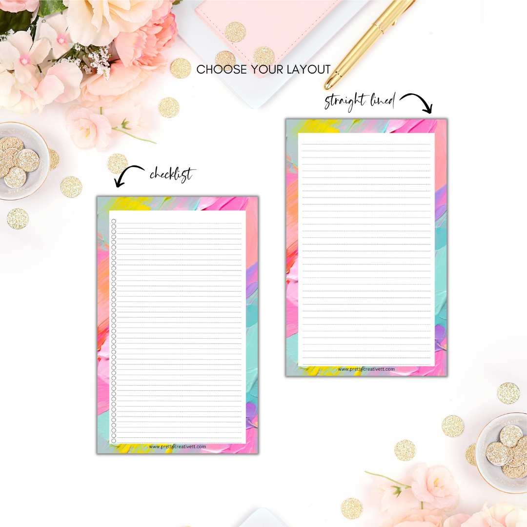 Pastel Dream Notepads Pretty Creative