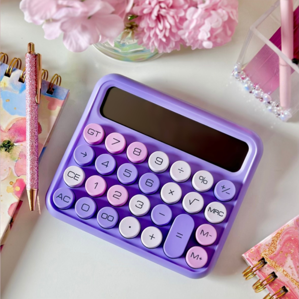 Desk Calculator - Purple