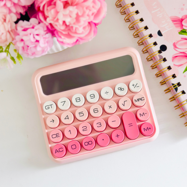 Desk Calculator - Pink