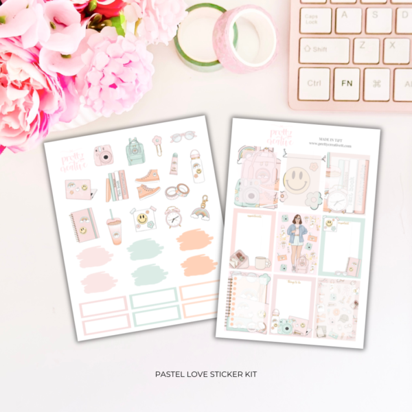 Pastel Love Sticker Kit