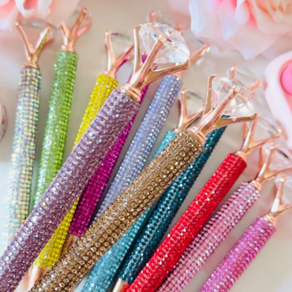 Glitter Rhinestone Pens