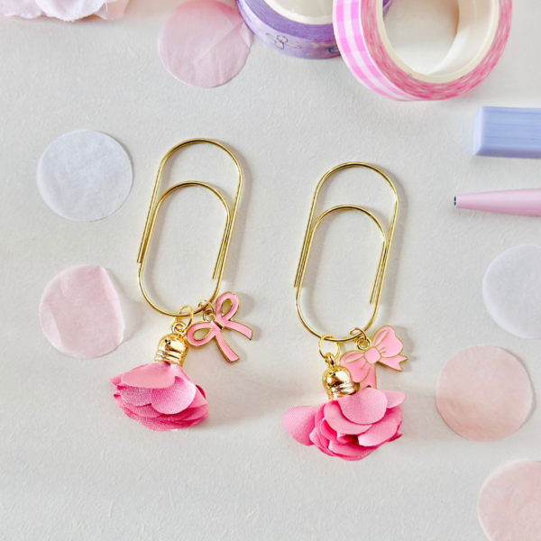 Coquette Flowers Dangle Clips