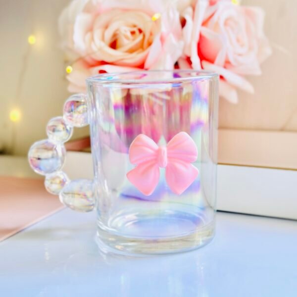 Bubble Handle Bow Mug