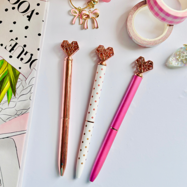 Heart Top Pens