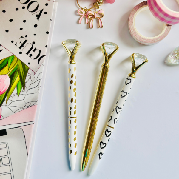 Stylish Diamond Top Pens