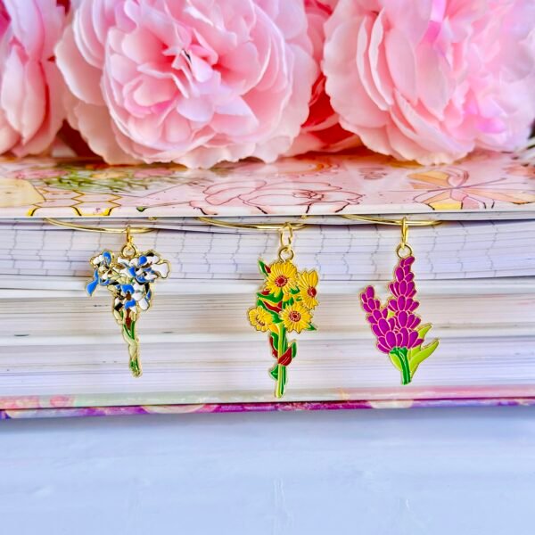 Flower Dangle Clips