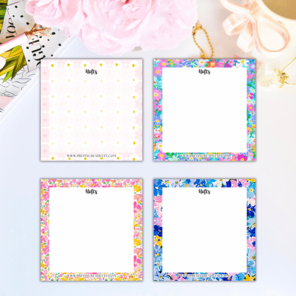 Floral Dreams Mini Notepads