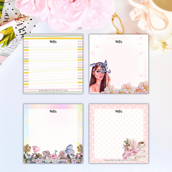 Serene Bloom Mini Notepads
