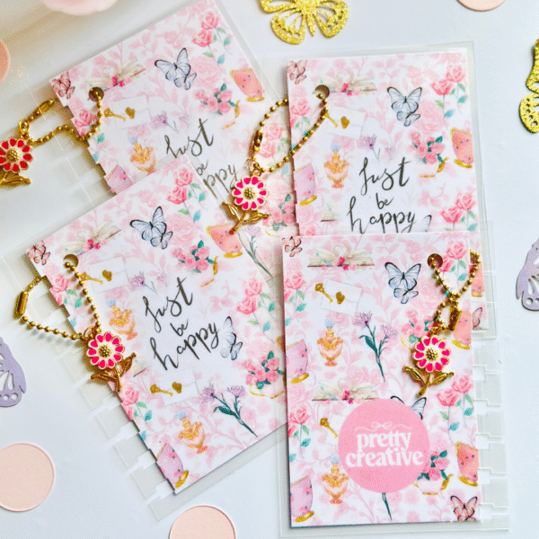 Detachable Flower Charm Bookmark