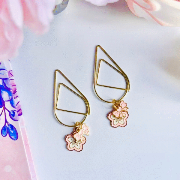 Bow Charm Dangle Clips