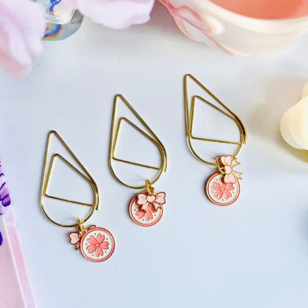 Sakura Love Dangle Clips