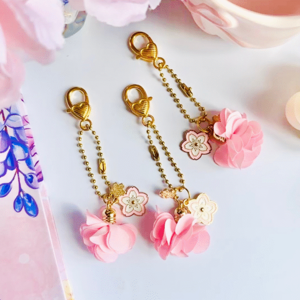 Pink Sakura Planner Charm