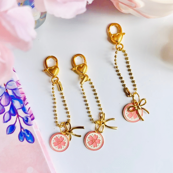 Bow & Floral Planner Charm