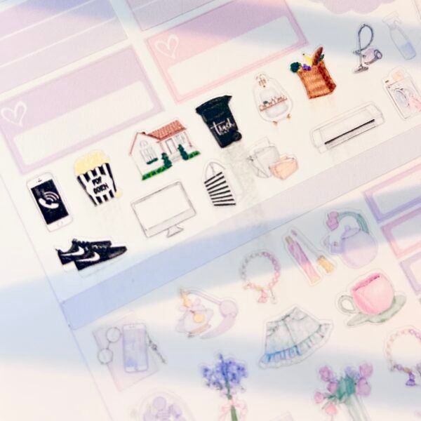 OOPSIE Planner Sticker Sheets - CUT