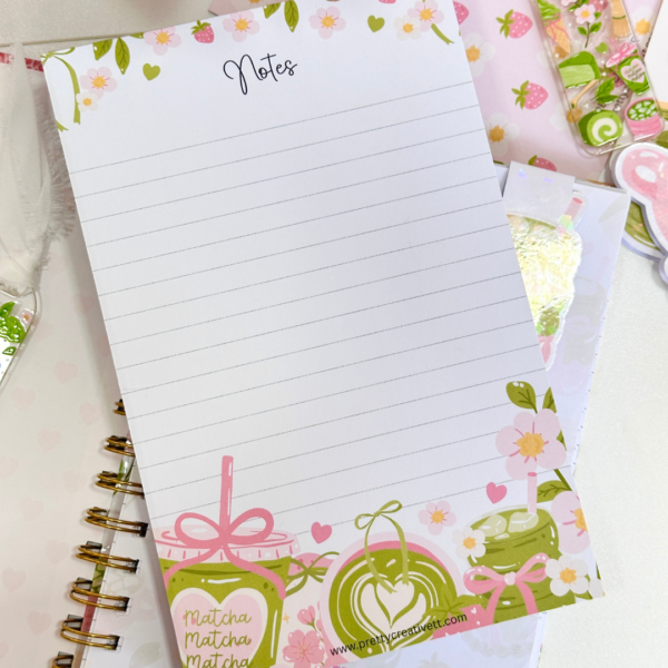 So Matcha Notepads